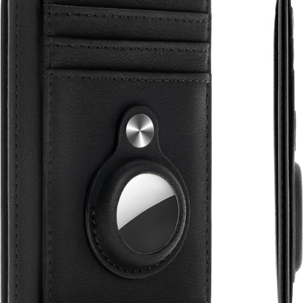 Slim Minimalist Front Pocket  Wallet,  Blocking Card Holder Wallet with Airtag Holder