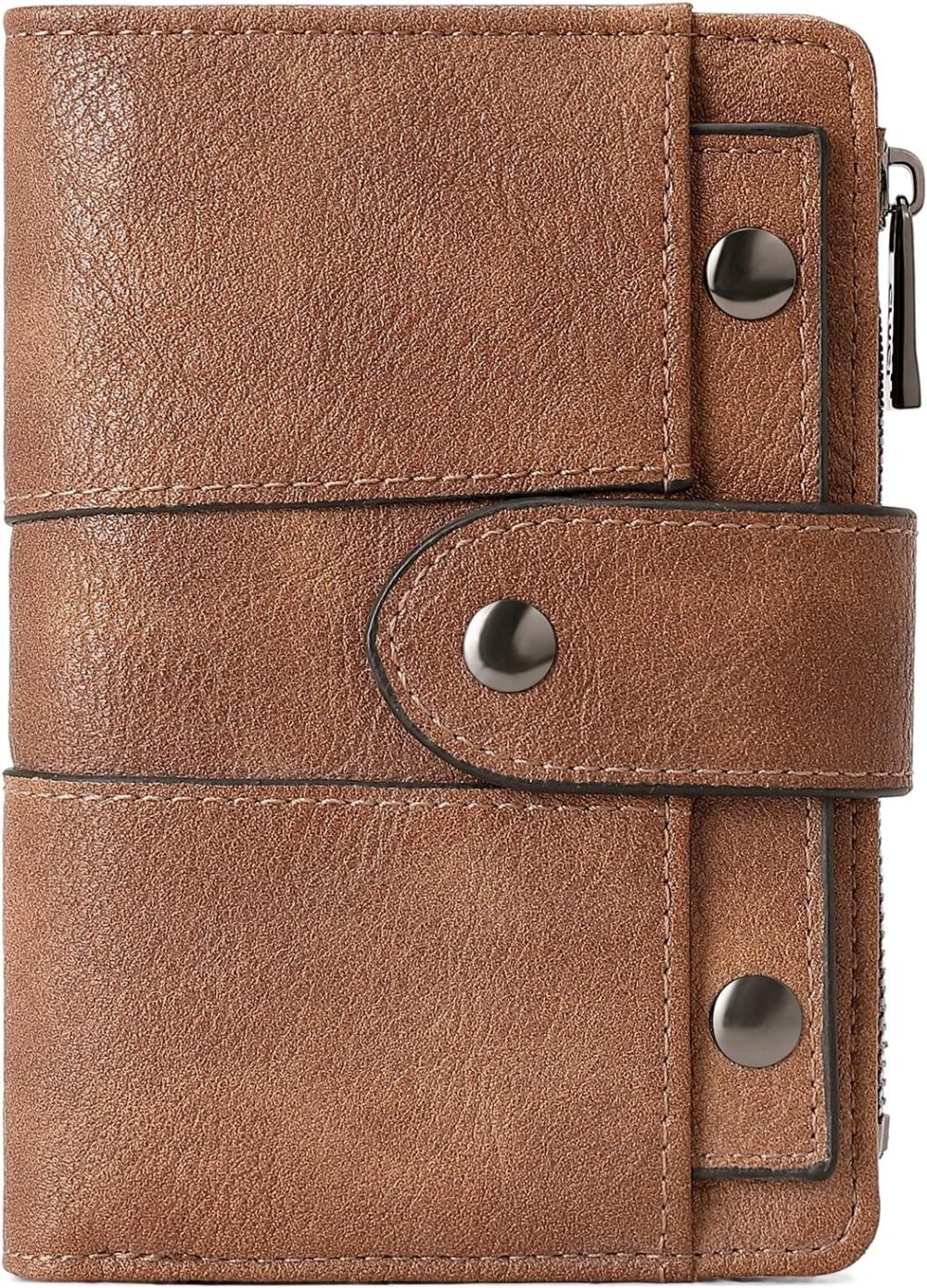 Small Wallet for Women Leather Slim Womens Wallet Bifold Multi Card Holder Organizer Designer with Removable ID Window